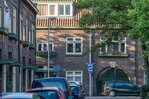 Doorkijkje Bucheliusstraat richting poortgebouw.
<br/>
Marcel Westhoff, 2018